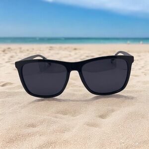 Merry’s UNISEX Polarized Sunglasses Black Frame Gray Arms